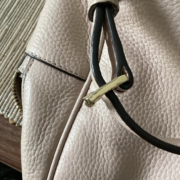 Michael Kors Pink Pebbled Leather Small Travel Backpack Bag - Picture 8 of 9